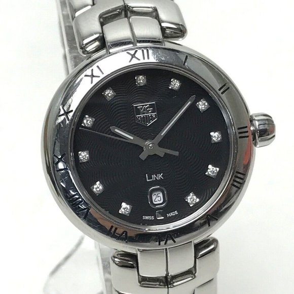 Auth TAG HEUER WAT1410.BA0954 Link date 11PDiamond Women's Wristwatch - Picture 6 of 7